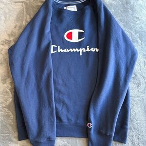 Champion Navy Crewneck Sweater